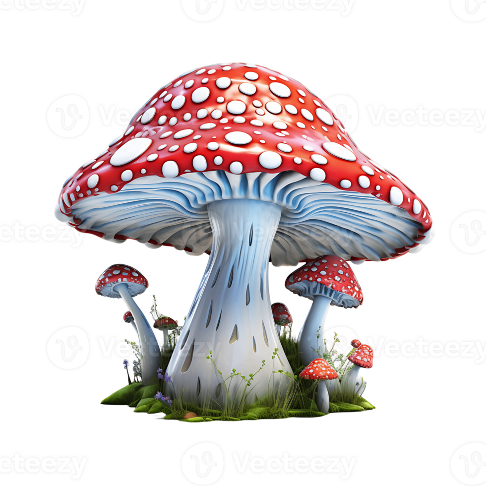 Fungi Diversity Isolated Clip Collection png