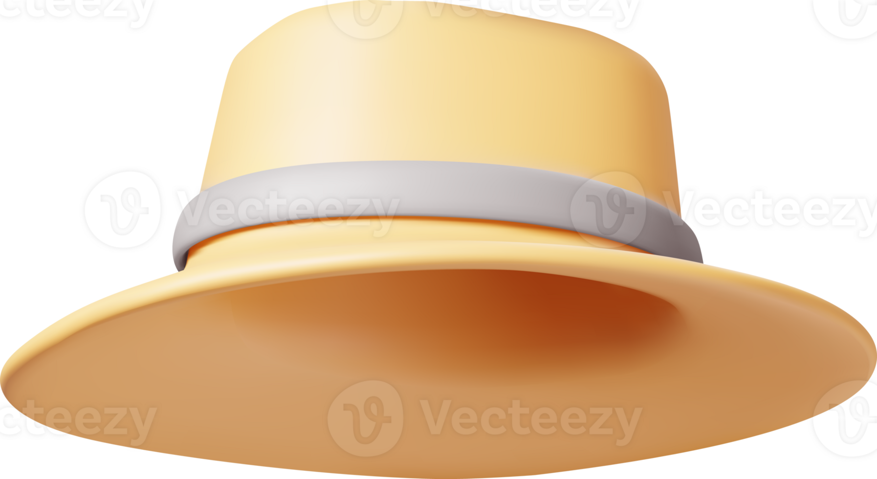 3d Unisex Straw Hat png