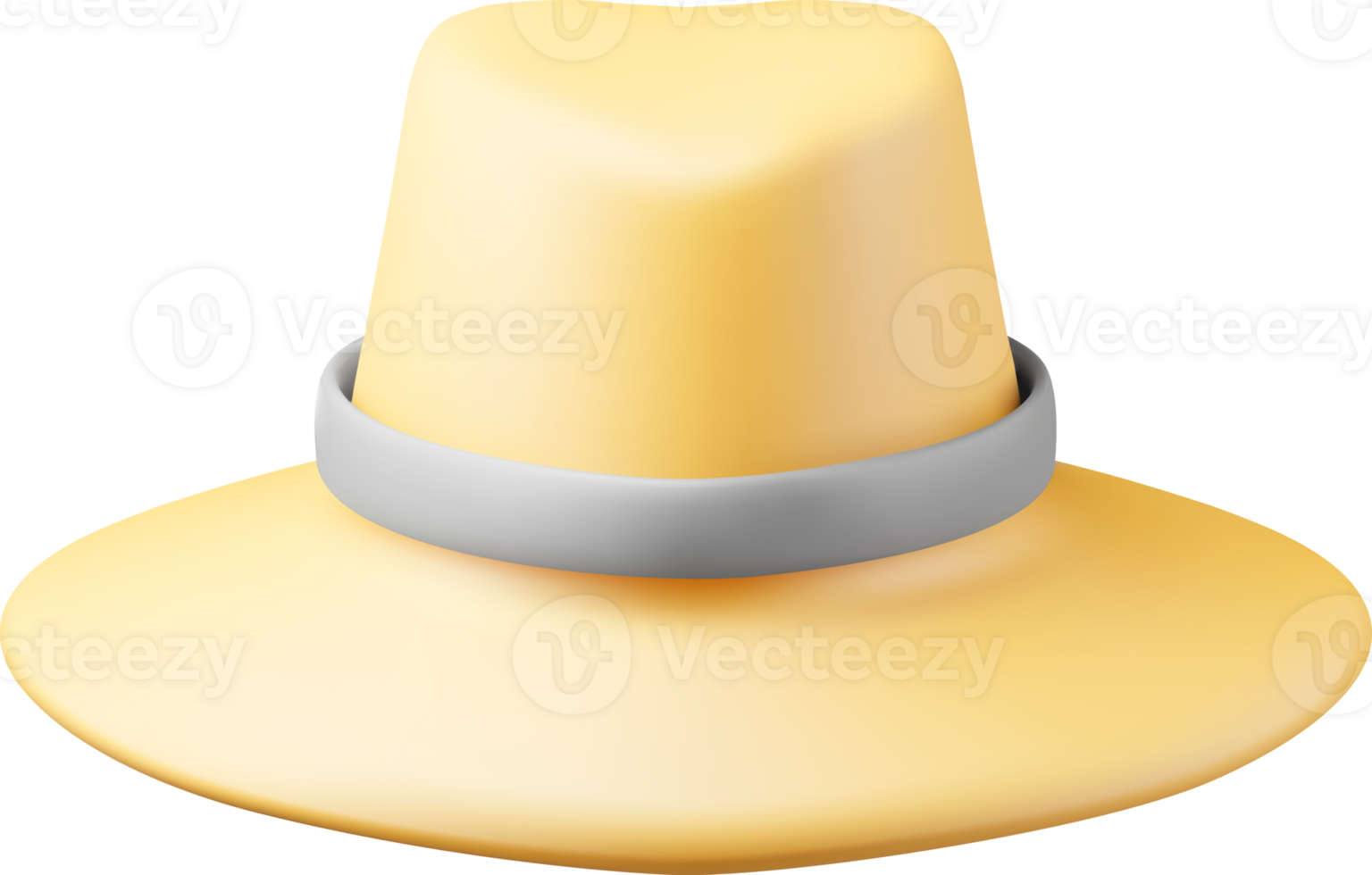 3d unisexo Paja sombrero png