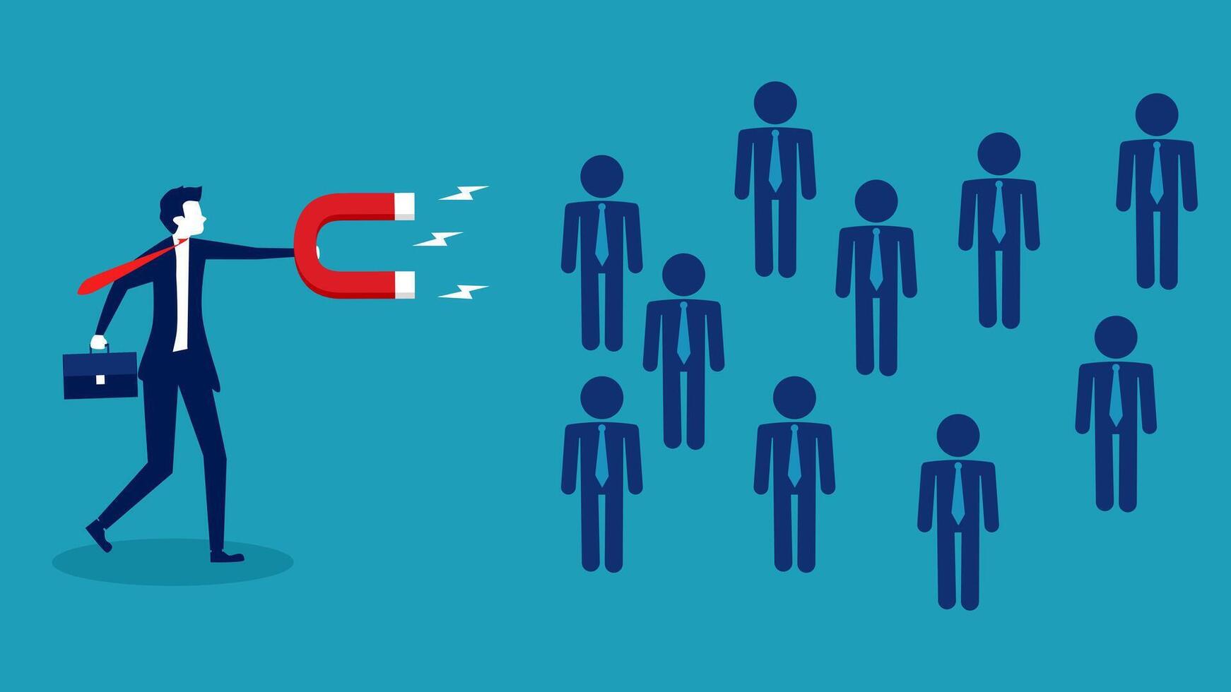 how to attract the right people to your business vector