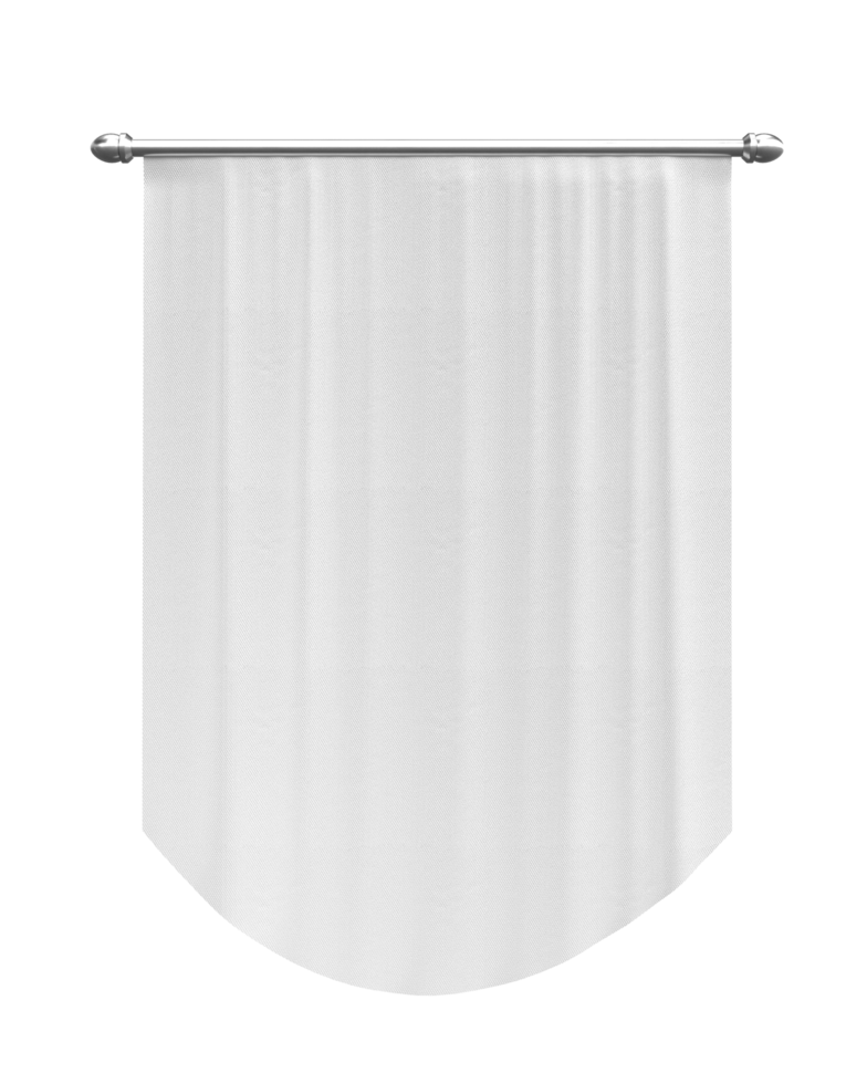 Flag mockup on transparent png