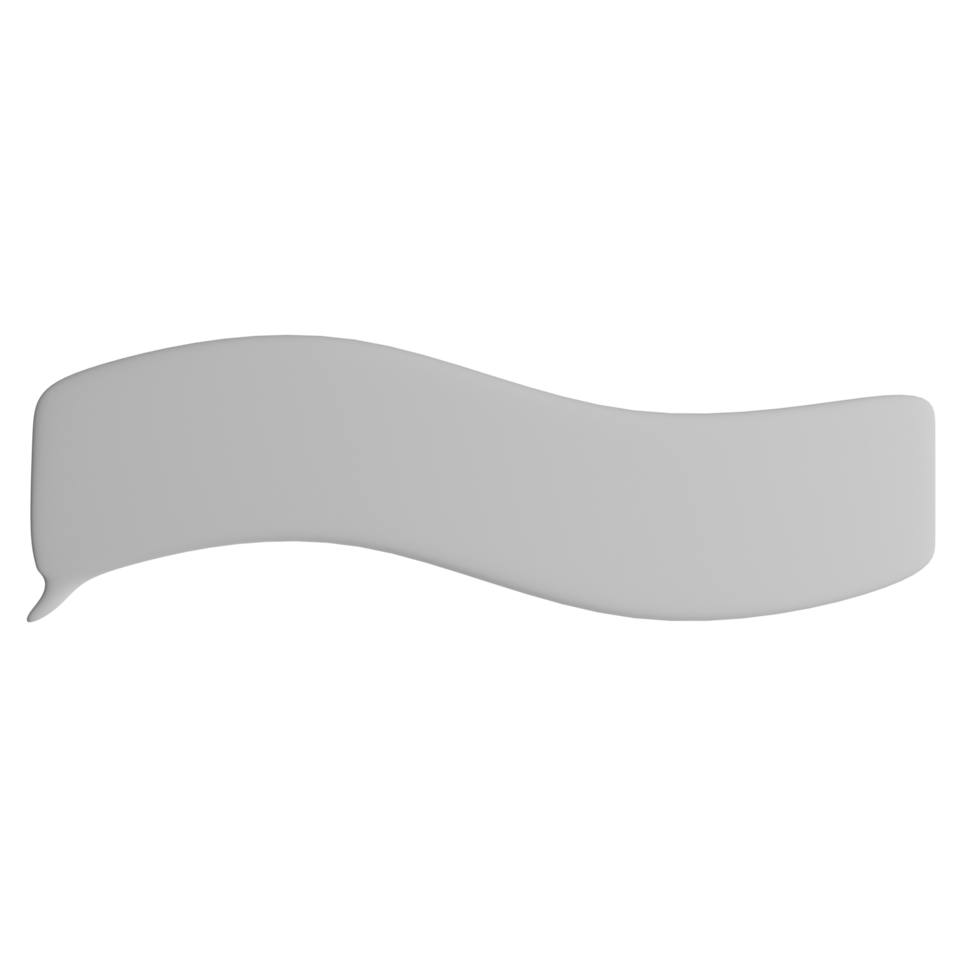 3D illustration of the speech bubble icon png