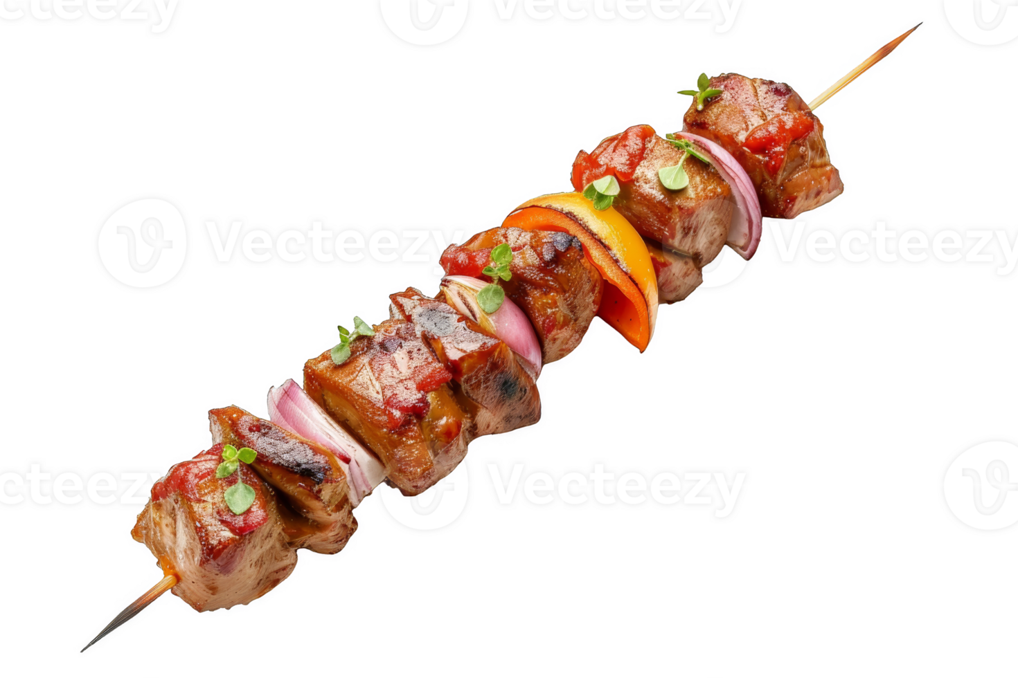 Close-Up of Shashlik Skewer png