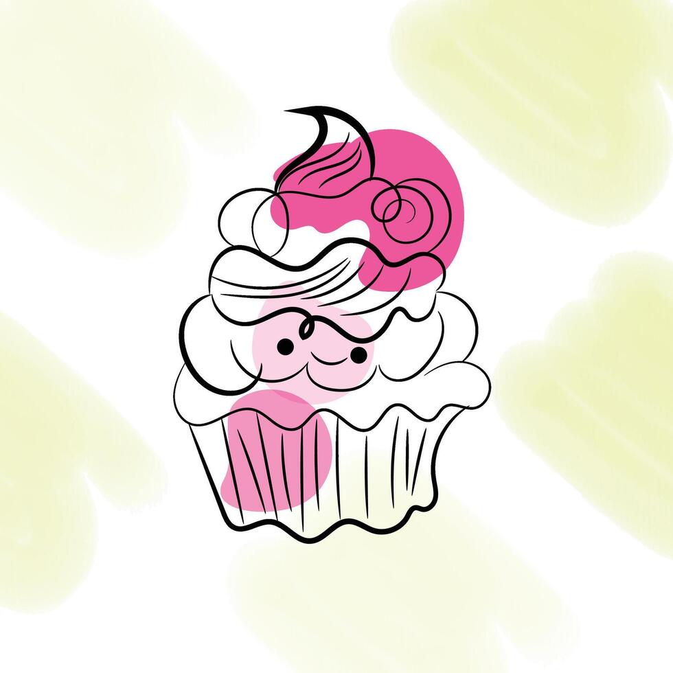 Hand drawn ice cream collection vector