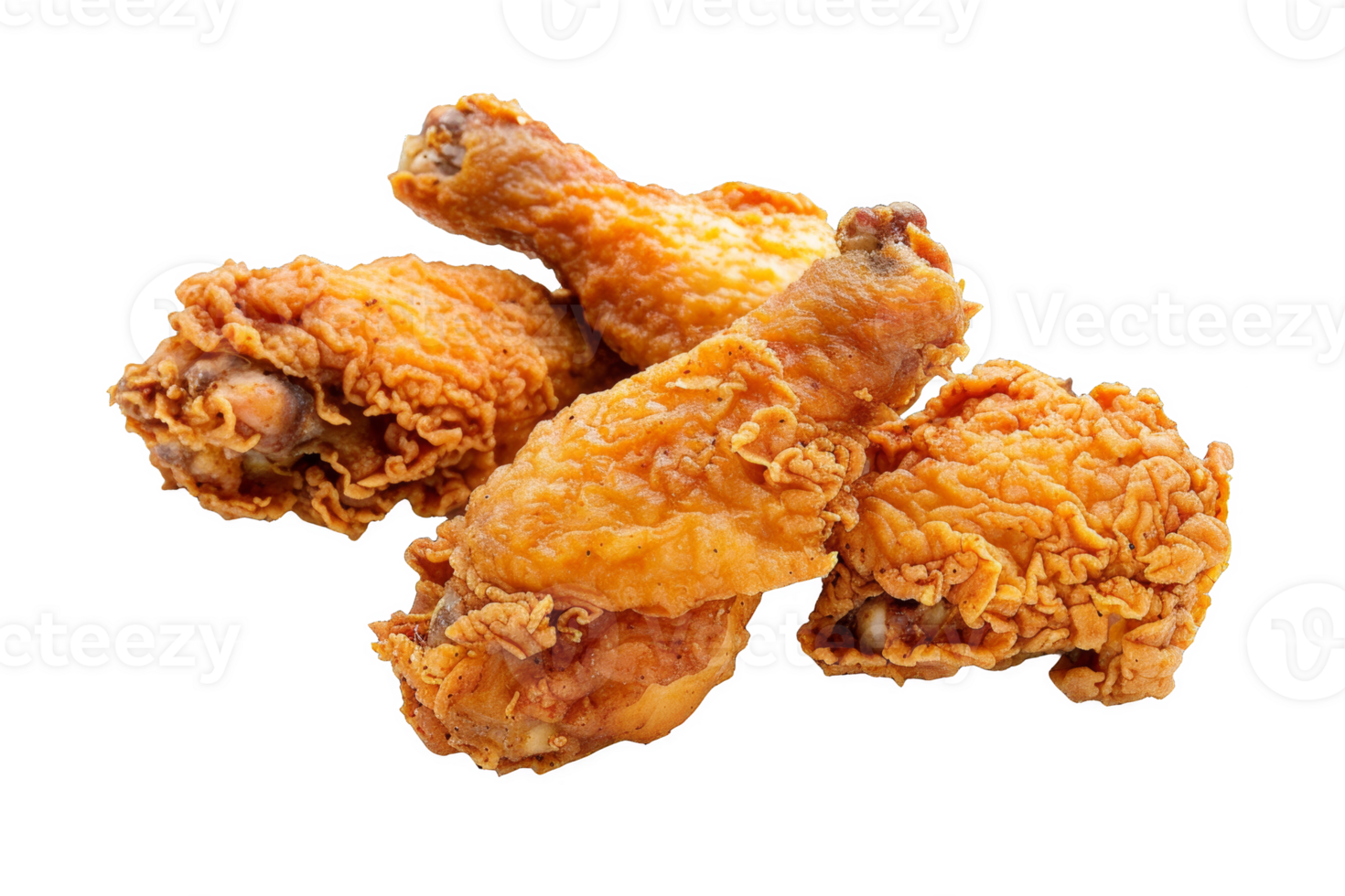 Pile of Fried Chicken png