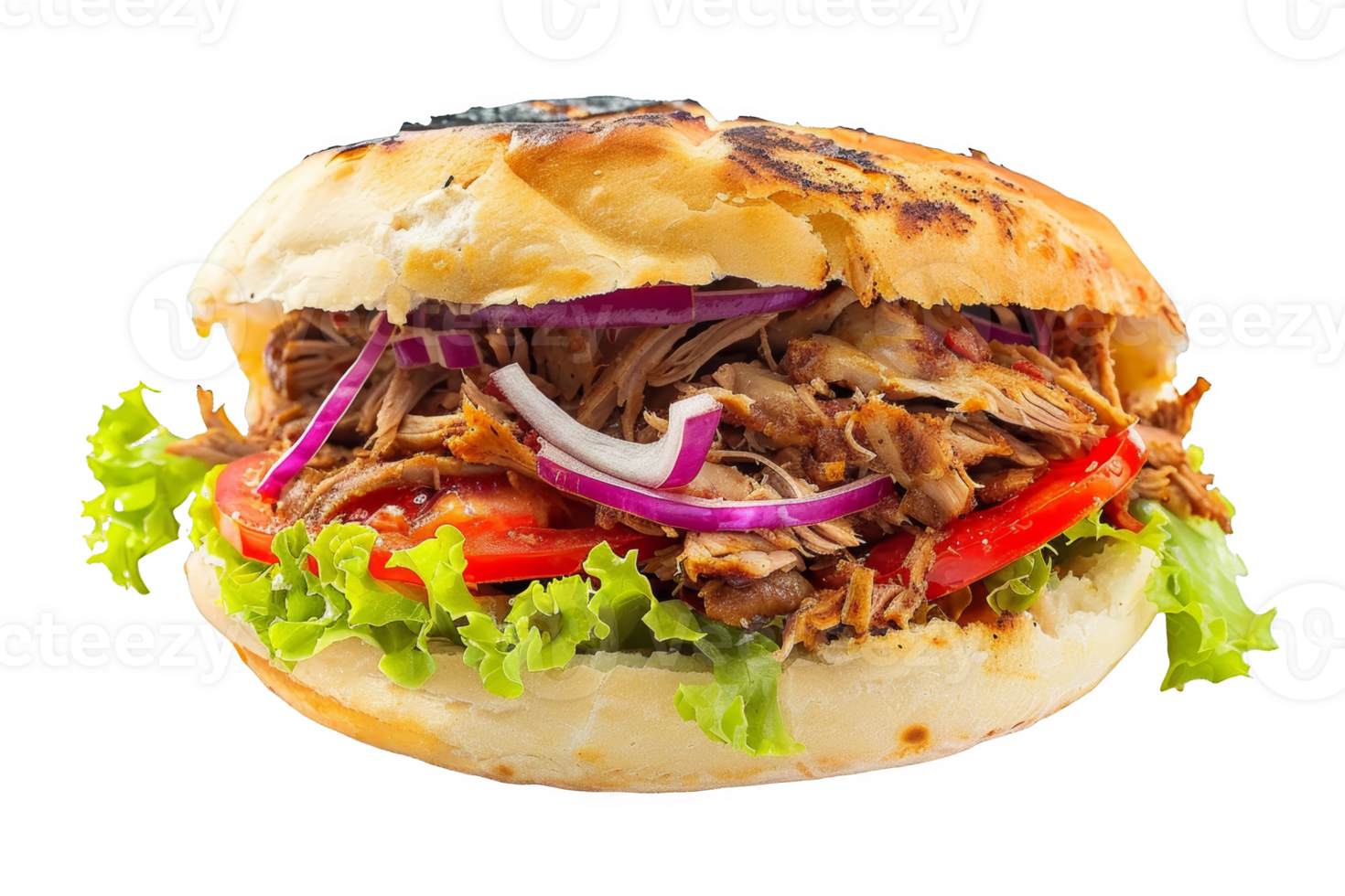 Succulent Doner Kebab Sandwich png