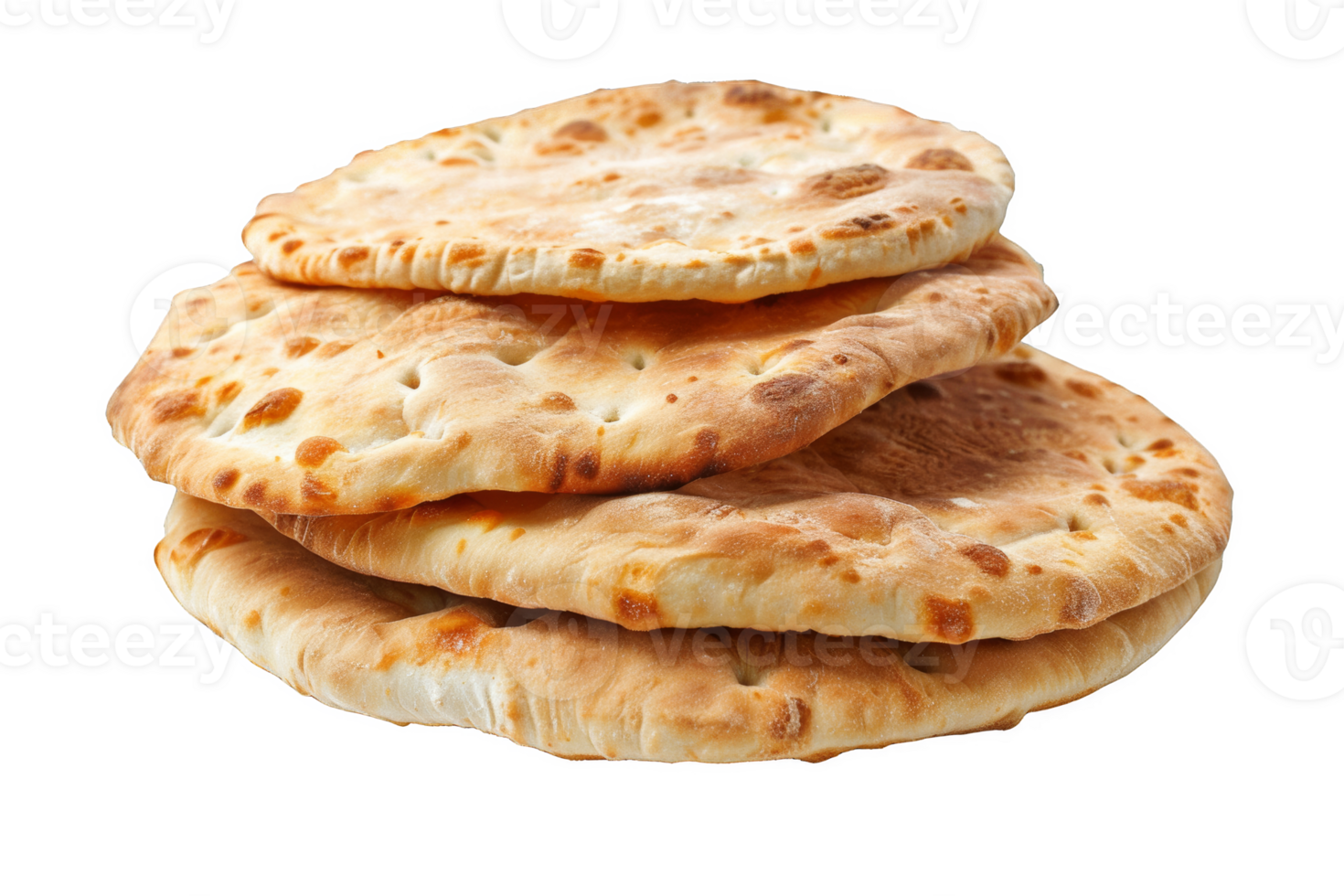 Stack of Pita Bread png