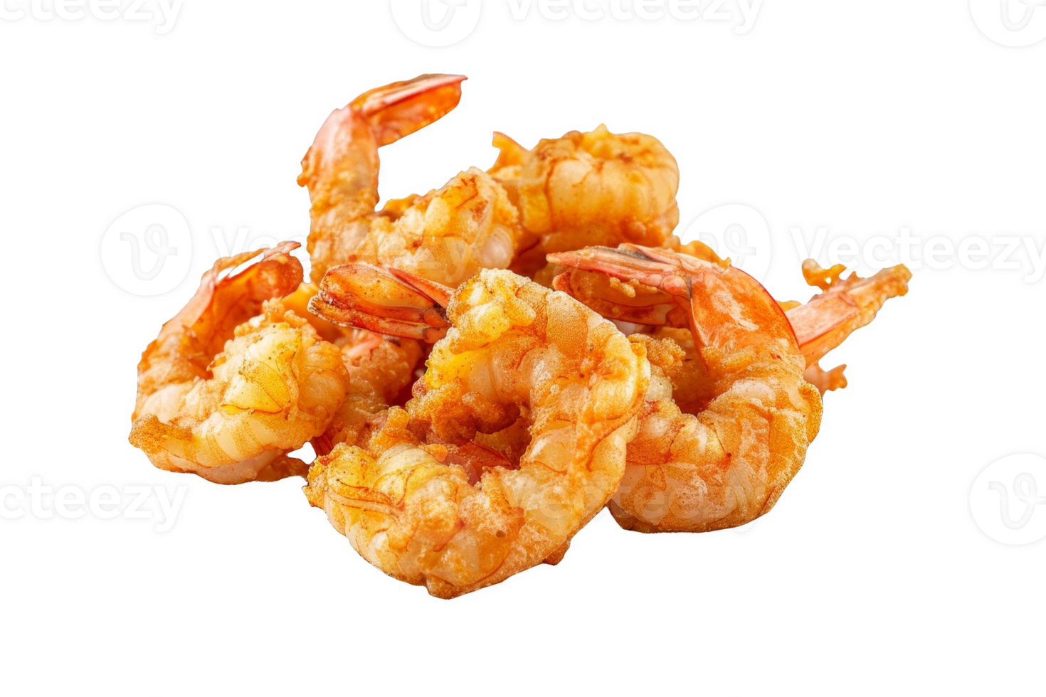 Isolated Fried Shrimp png