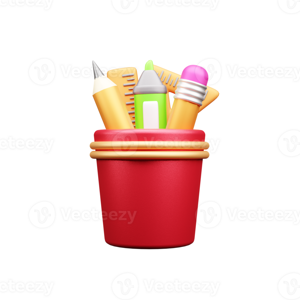 Teacher day 3d Illustration Icon png