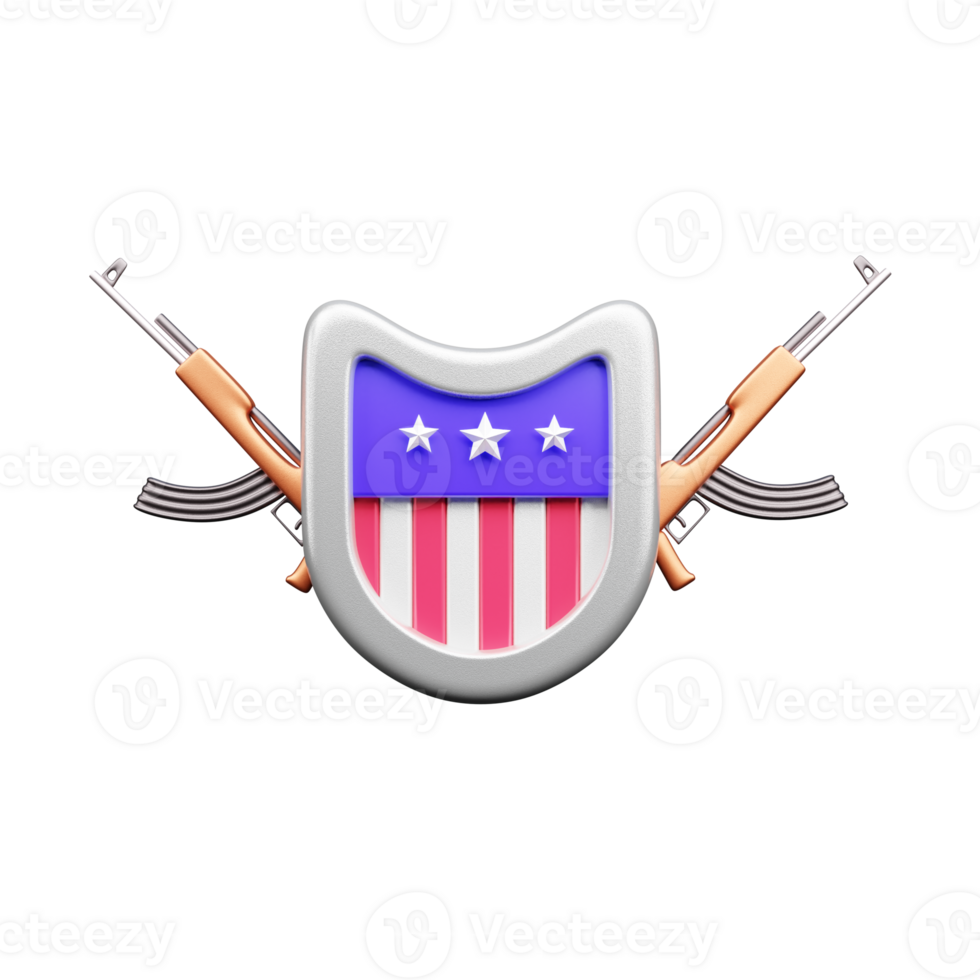 Memorial Day 3d icon png