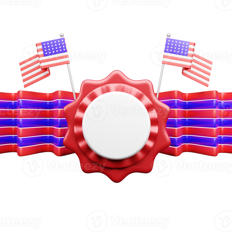 Memorial Day 3d icon png