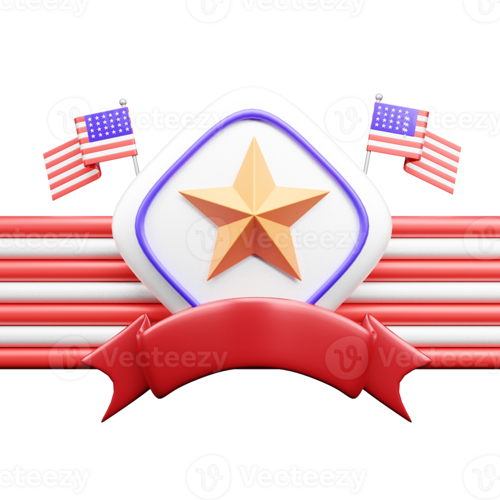 Memorial Day 3d icon png