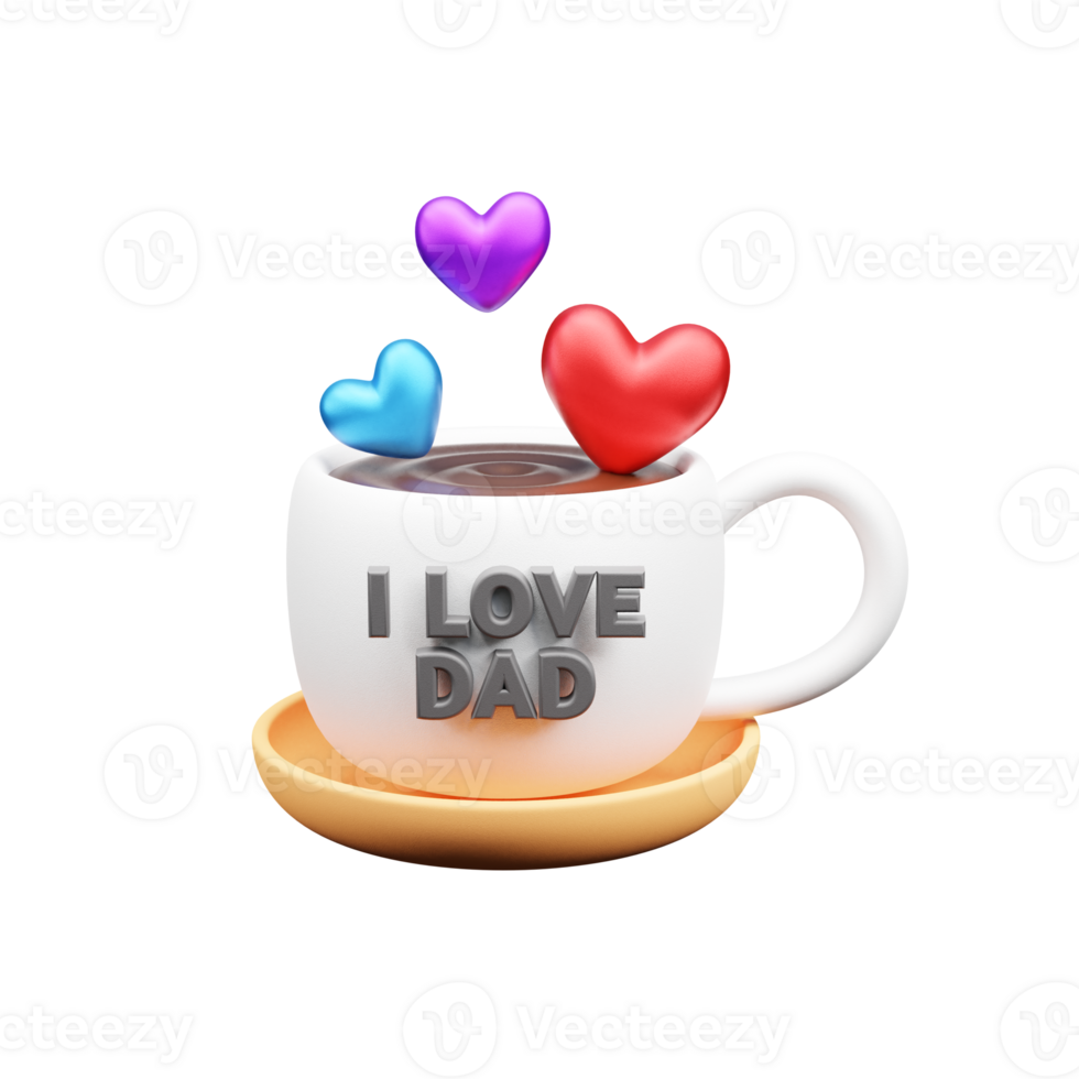 Father day 3d icon png