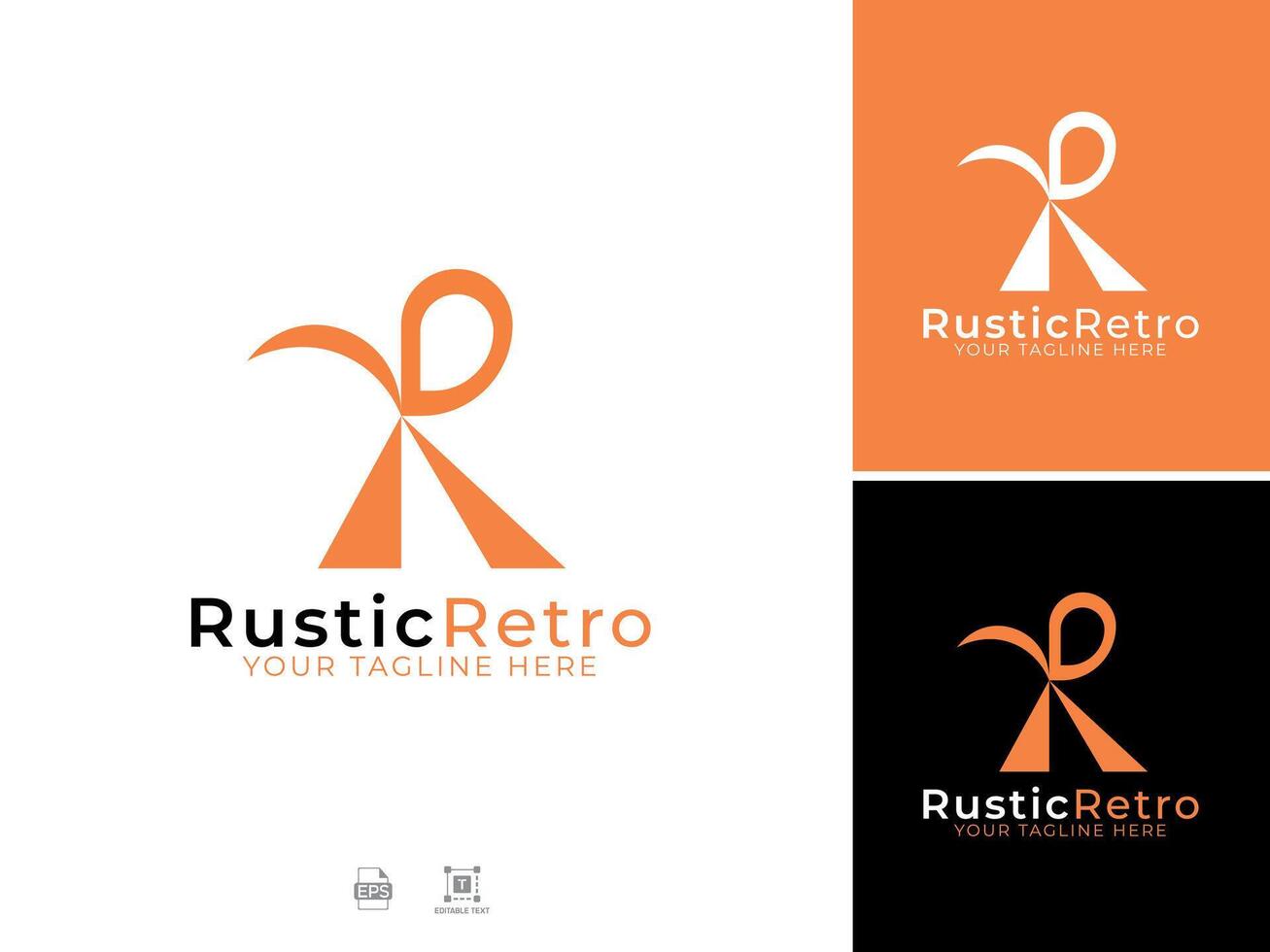 Business Minimal Modern Letter Logo vector
