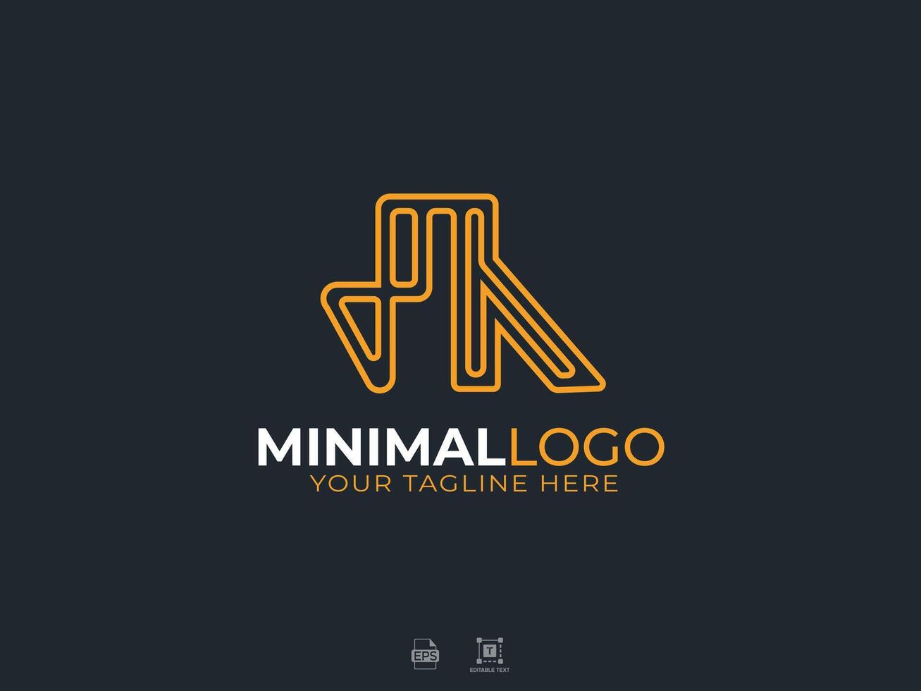 Business Minimal Letter Logo vector