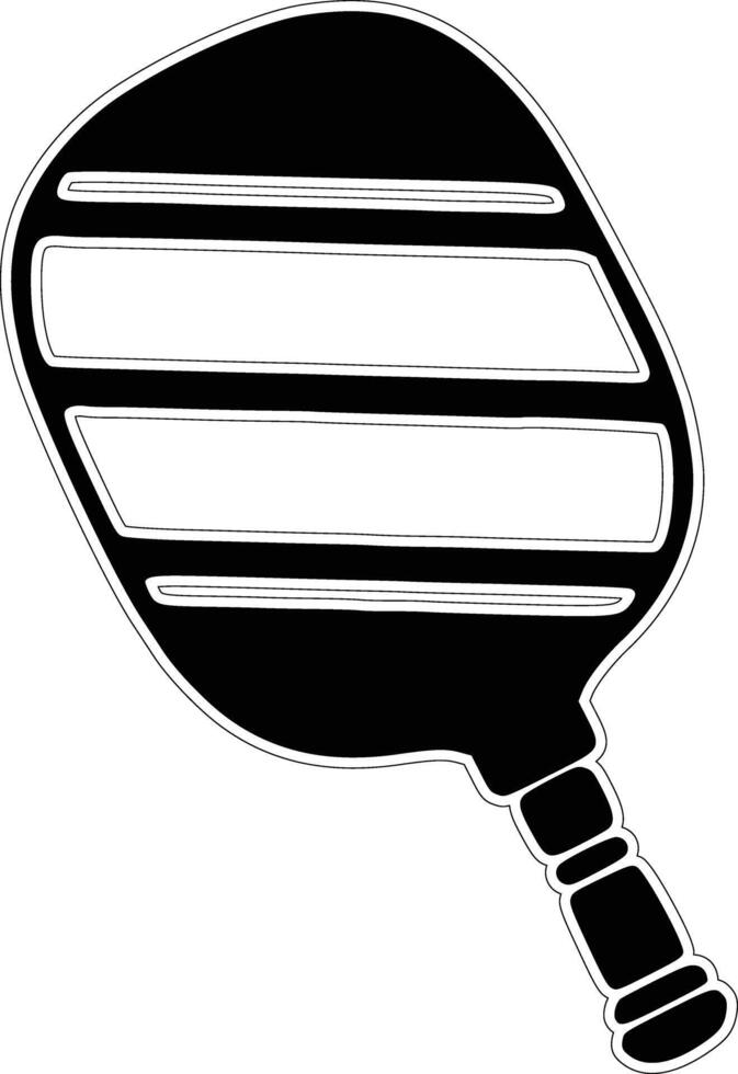 Pickleball Paddles silhouette, Pickleball club and icons illustration, High quality vector