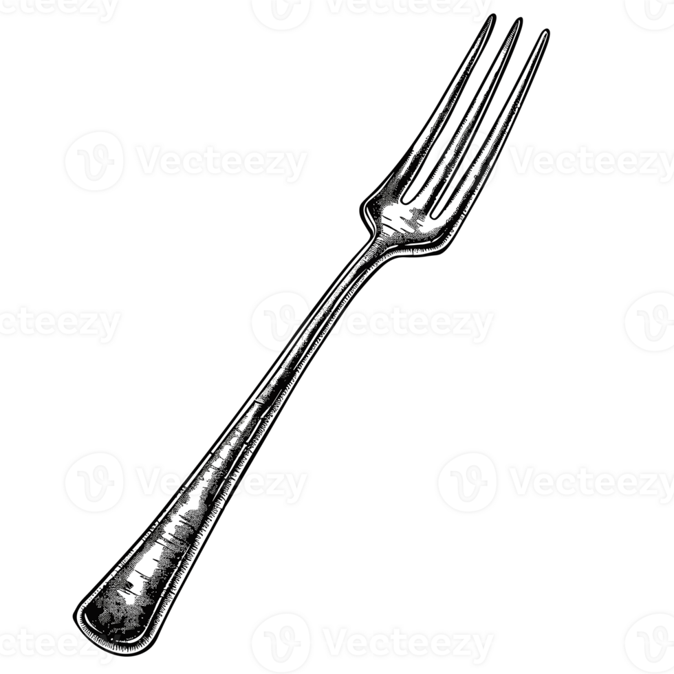 Fork Flat Color png