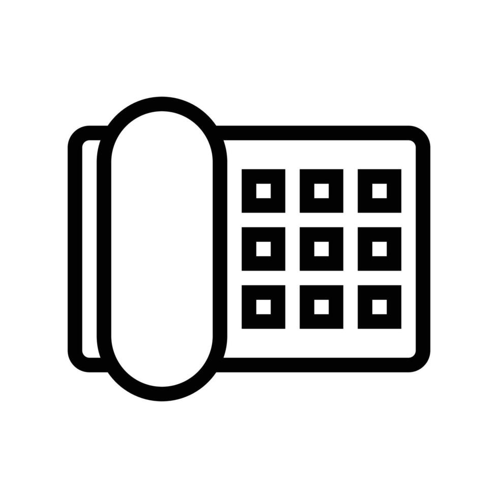 phone line icon free vector