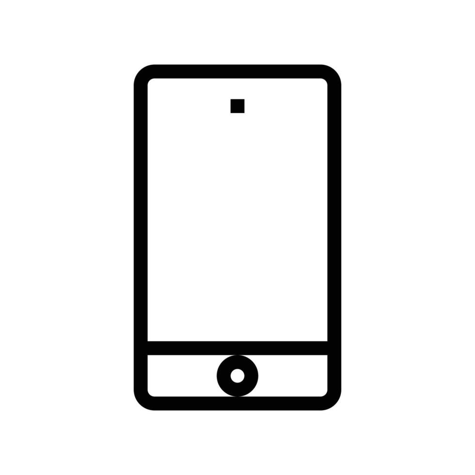 tablet line icon free vector