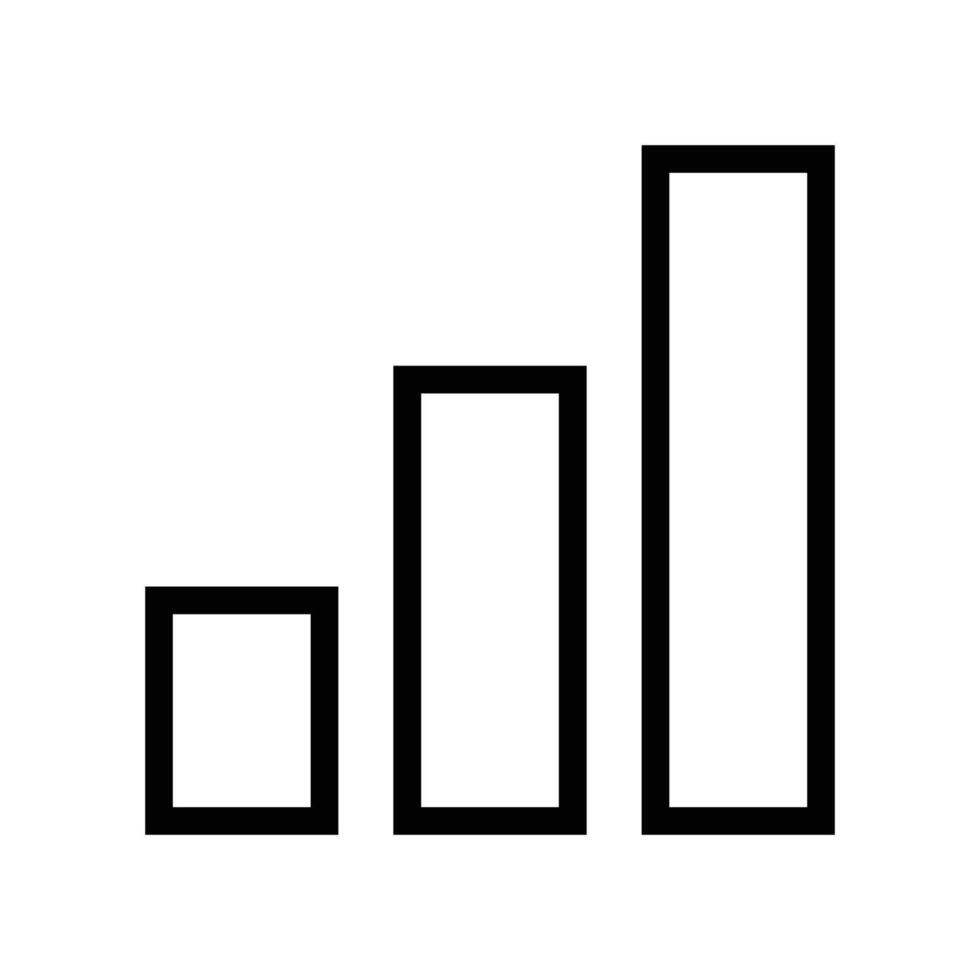 bars line icon free symbol vector