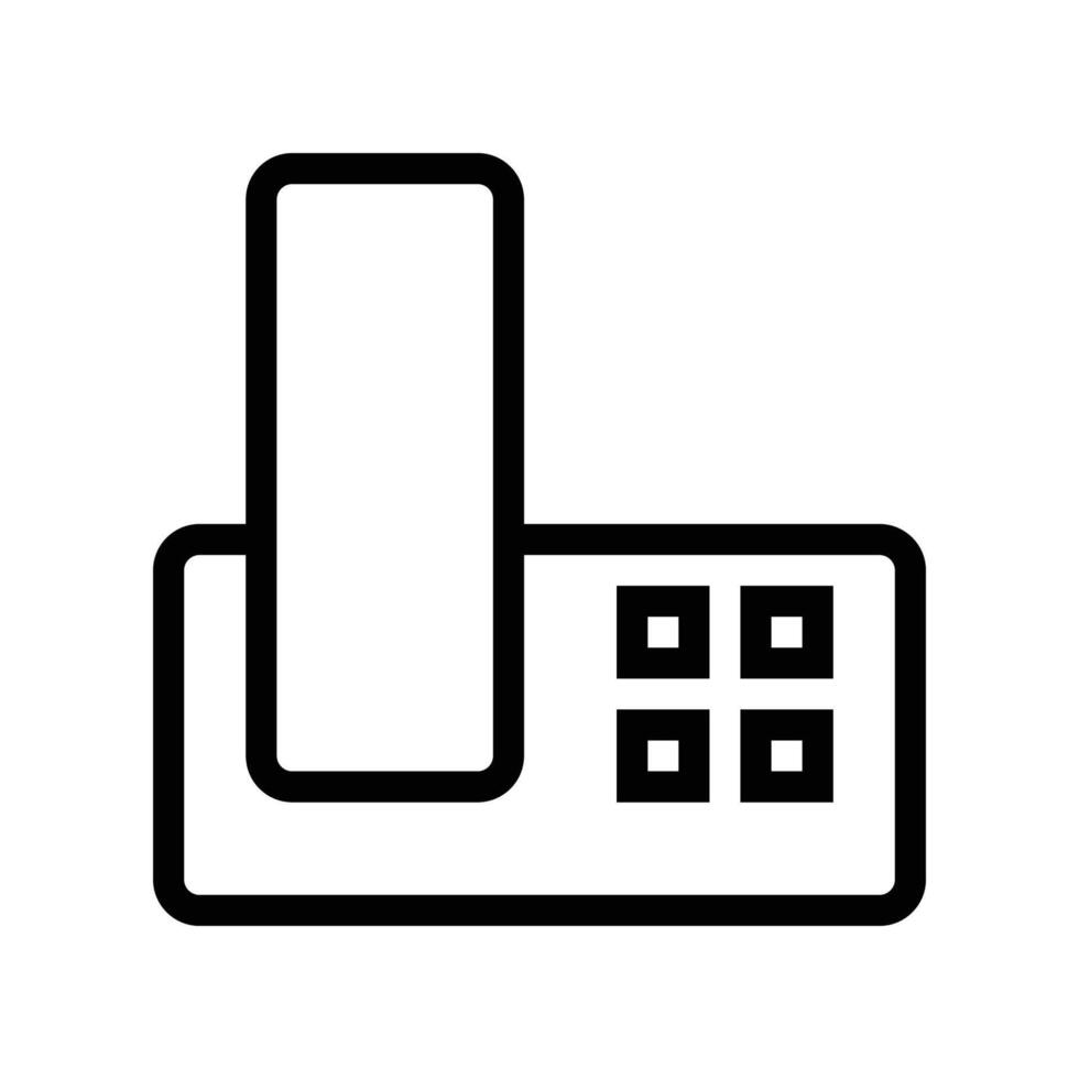 phone line icon free symbol vector