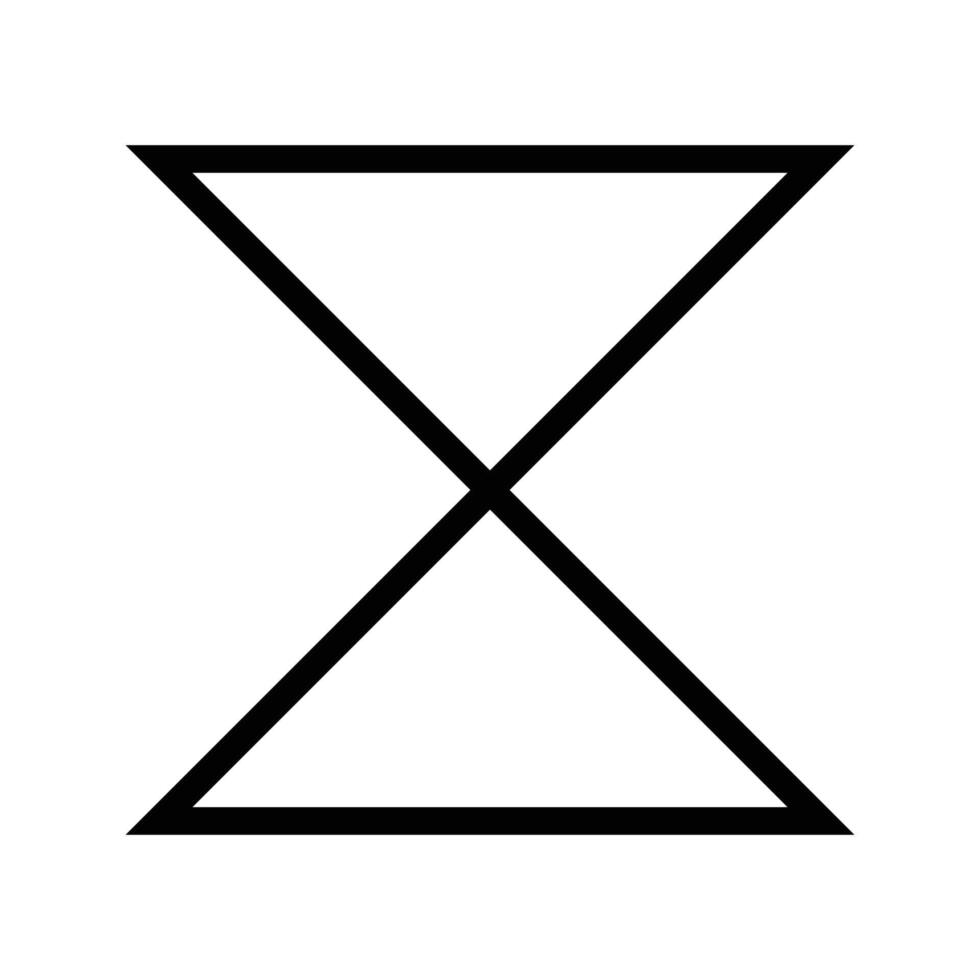 triangle line icon free symbol vector
