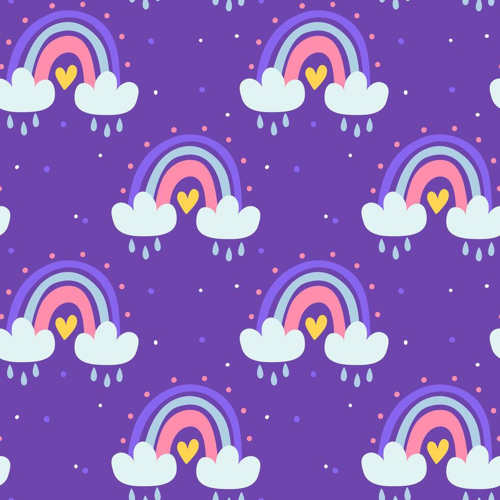 Baby cute pattern for wallpapers vector