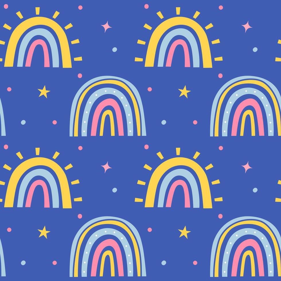 Baby cute pattern for wallpapers vector