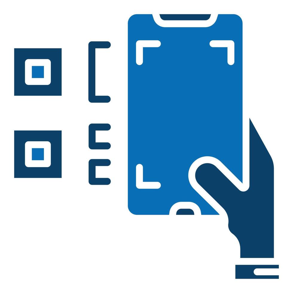Pay Scan icon line illustration vector