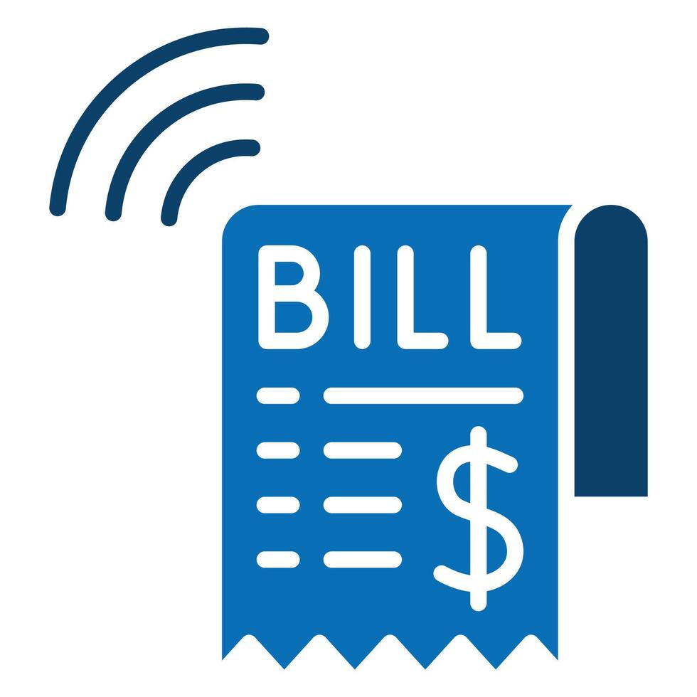 Bill Beacon icon line illustration vector