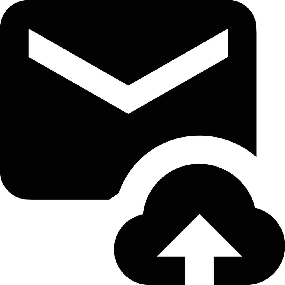 Cloud icon symbol image. Illustration of the hosting storage vector