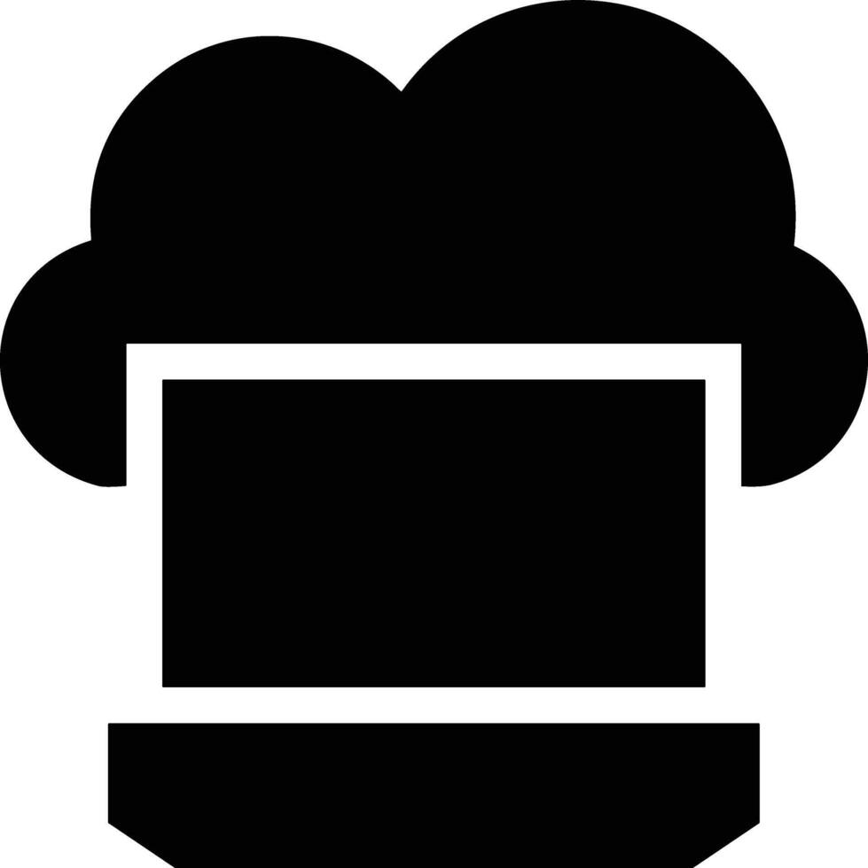 Cloud icon symbol image. Illustration of the hosting storage vector