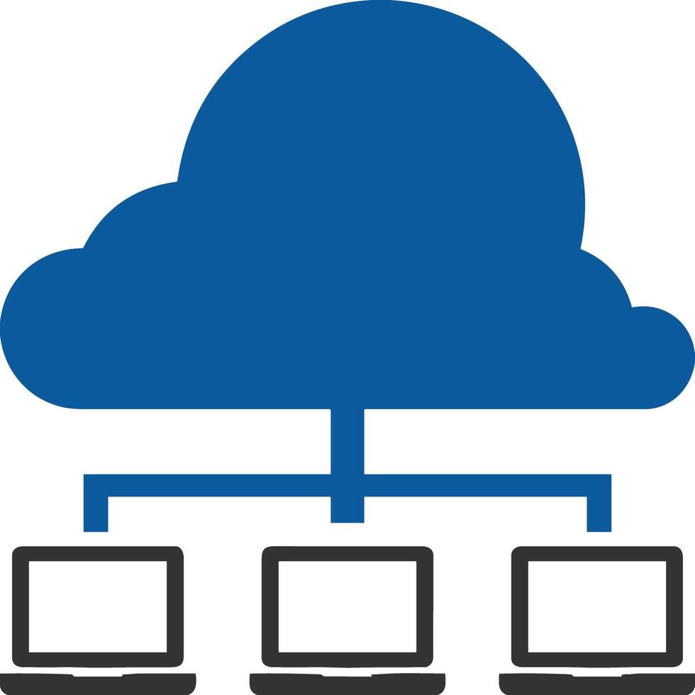 Cloud icon symbol image. Illustration of the hosting storage vector