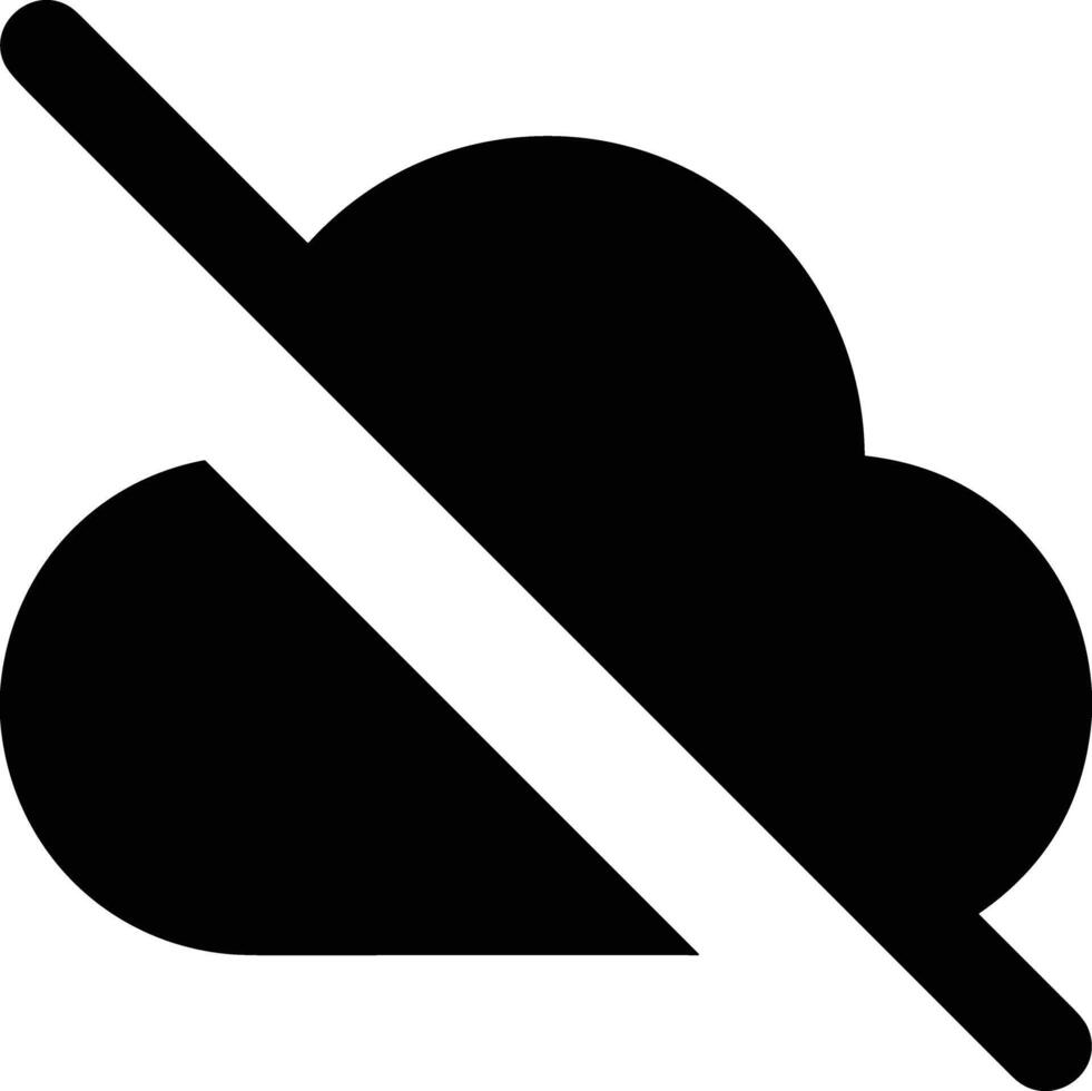 Cloud icon symbol image. Illustration of the hosting storage vector