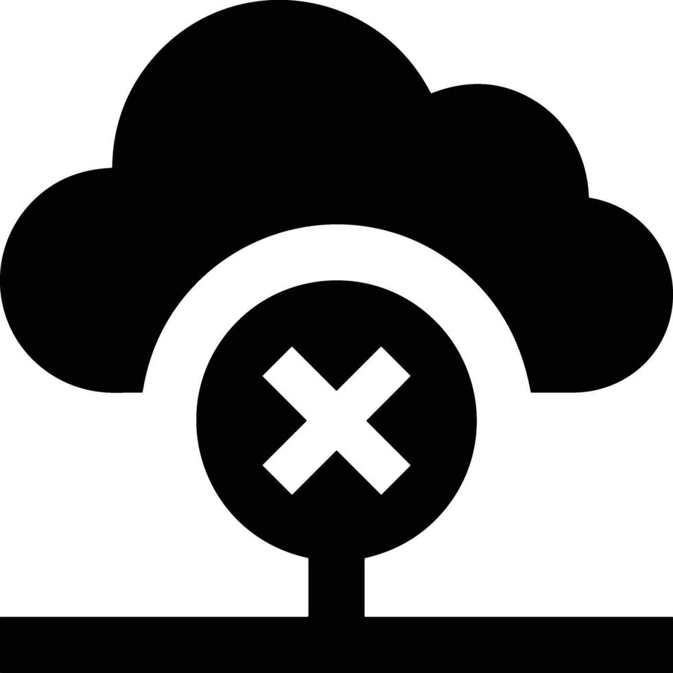 Cloud icon symbol image. Illustration of the hosting storage vector