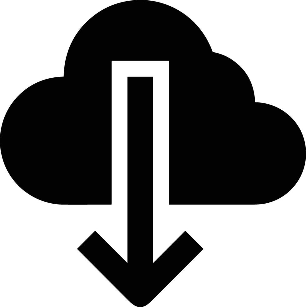 Cloud icon symbol image. Illustration of the hosting storage vector