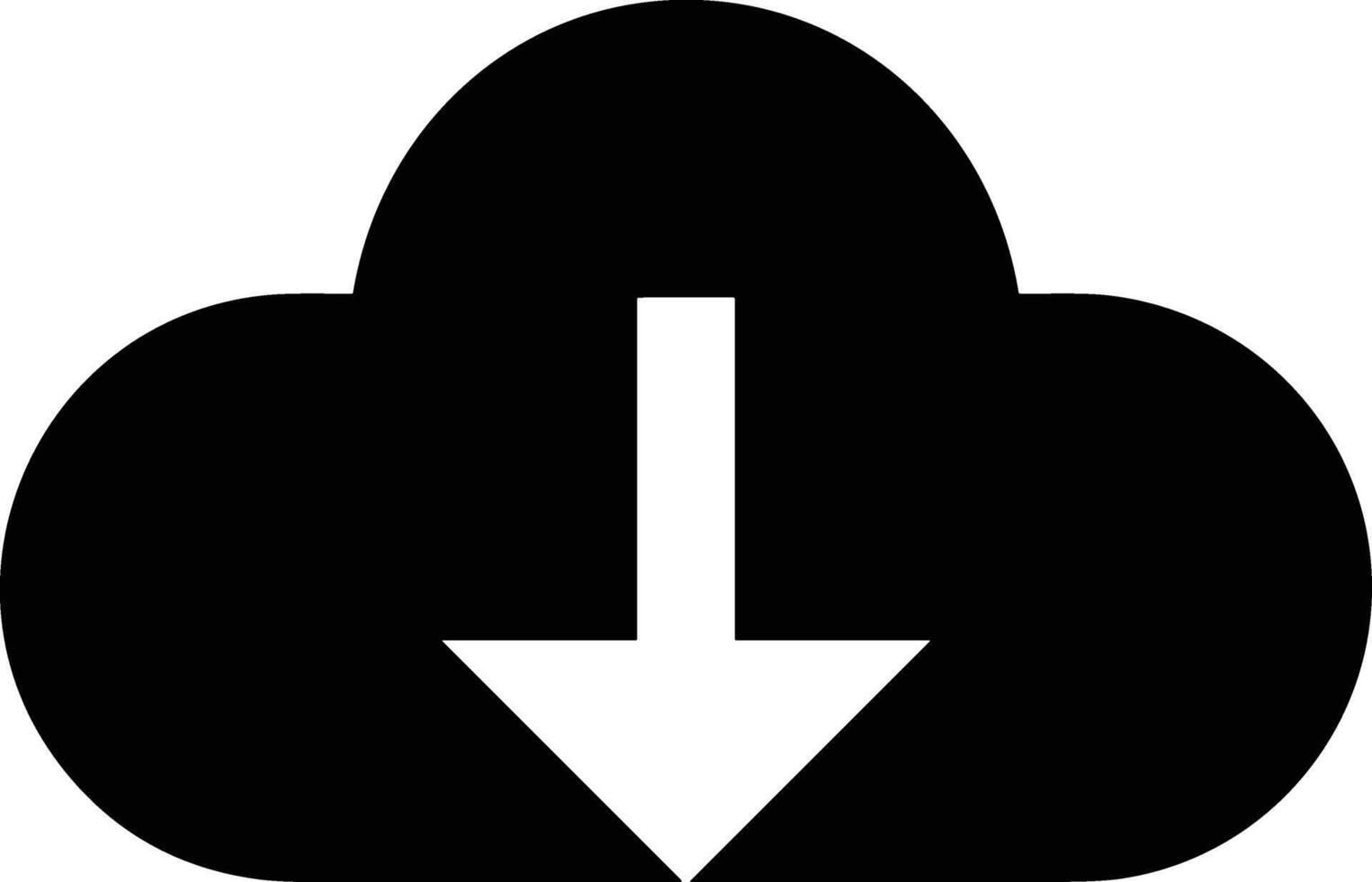 Cloud icon symbol image. Illustration of the hosting storage vector