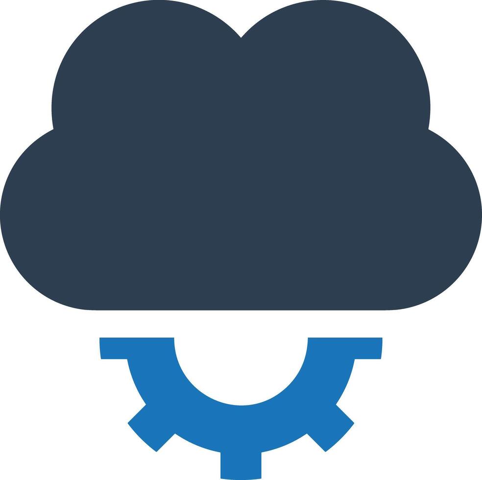 Cloud icon symbol image. Illustration of the hosting storage vector