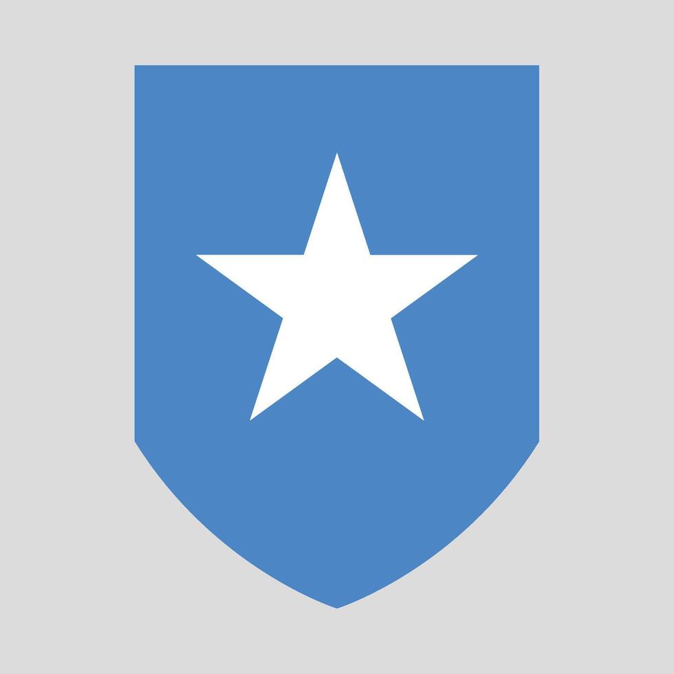 Somalia bandera en proteger forma vector