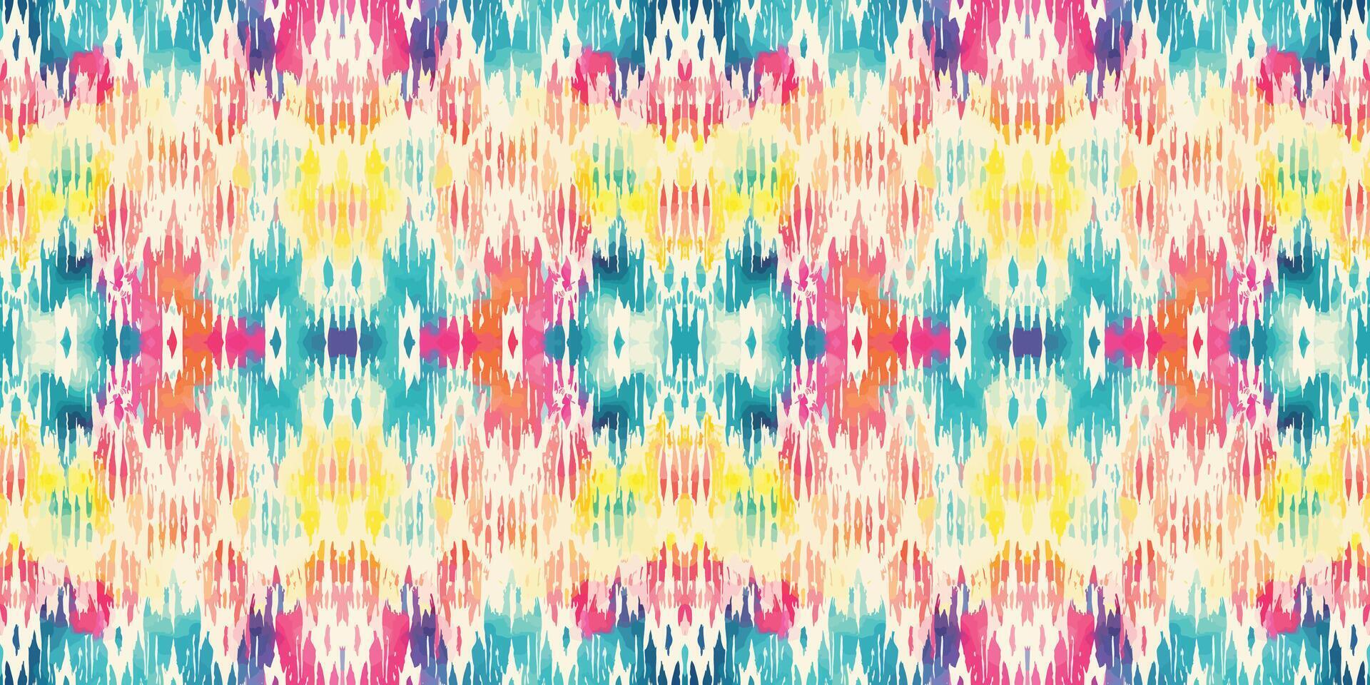 Seamless batik pattern,Seamless tribal batik pattern,and Seamless colorful pattern resemble ethnic boho, Aztec,and ikat styles.designed for use in wallpaper,fabric,curtain,carpet,Batik Embroidery vector