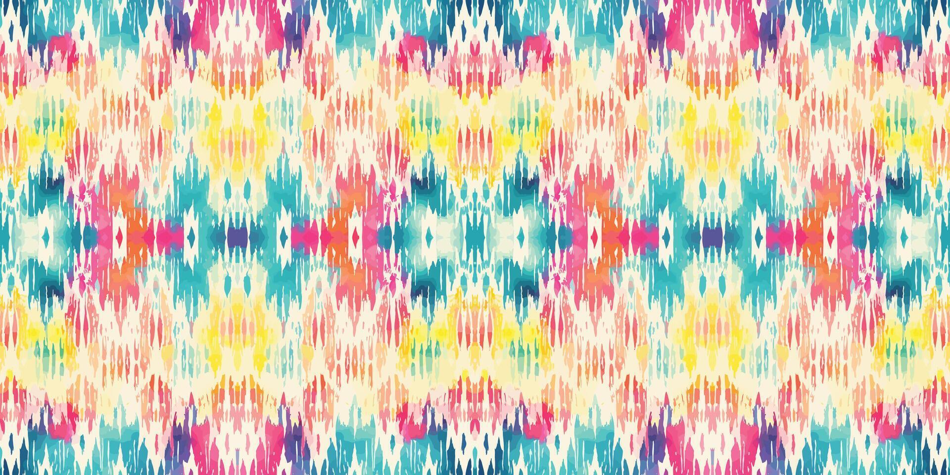 Seamless batik pattern,Seamless tribal batik pattern,and Seamless colorful pattern resemble ethnic boho, Aztec,and ikat styles.designed for use in wallpaper,fabric,curtain,carpet,Batik Embroidery vector