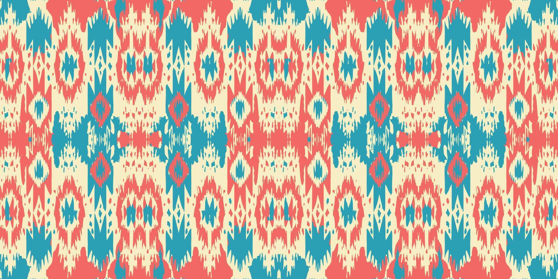 Seamless batik pattern,Seamless tribal batik pattern,and Seamless colorful pattern resemble ethnic boho, Aztec,and ikat styles.designed for use in wallpaper,fabric,curtain,carpet,Batik Embroidery vector