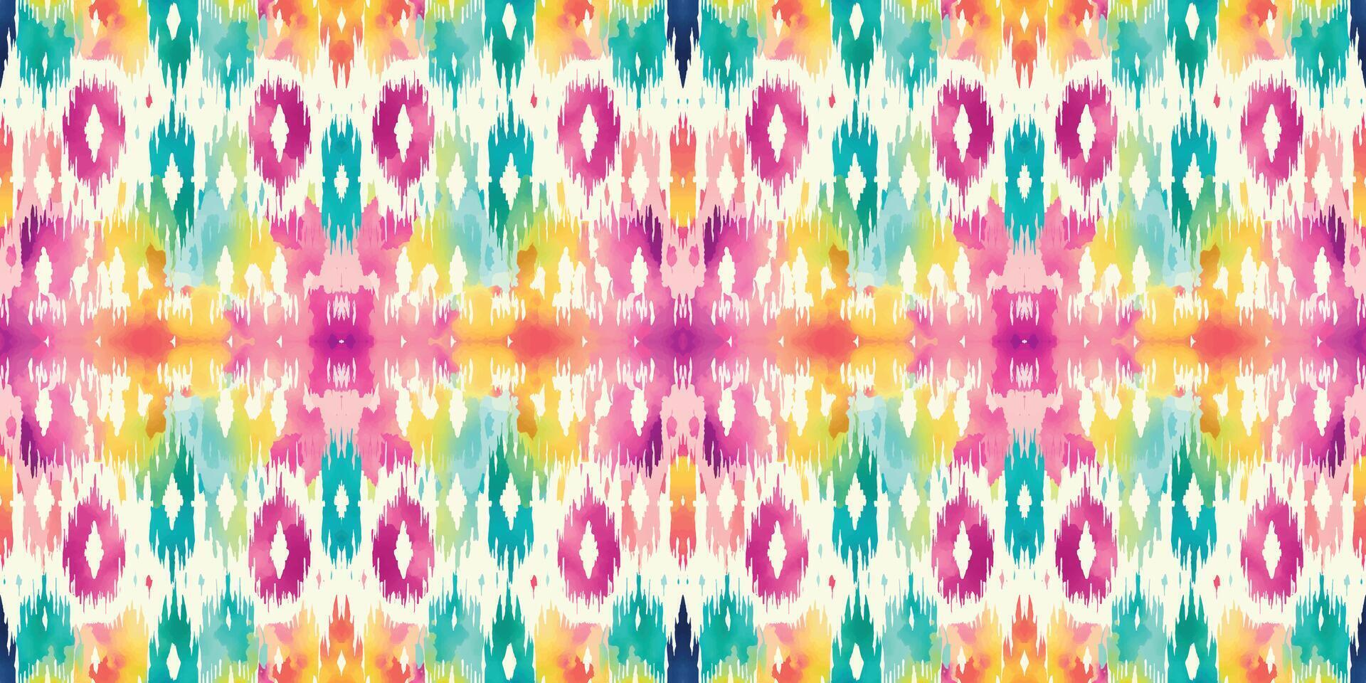 Seamless batik pattern,Seamless tribal batik pattern,and Seamless colorful pattern resemble ethnic boho, Aztec,and ikat styles.designed for use in wallpaper,fabric,curtain,carpet,Batik Embroidery vector