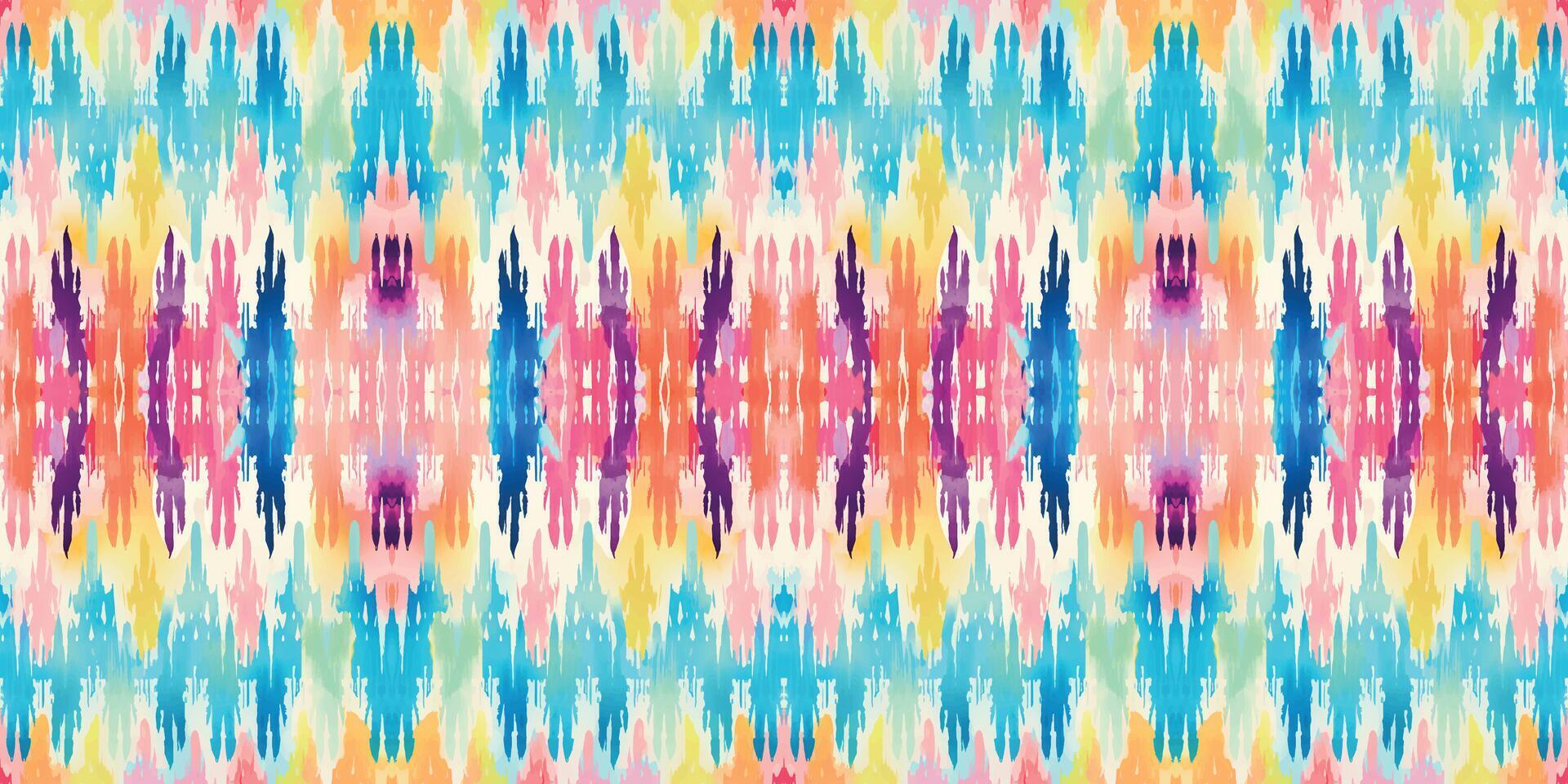 Seamless batik pattern,Seamless tribal batik pattern,and Seamless colorful pattern resemble ethnic boho, Aztec,and ikat styles.designed for use in wallpaper,fabric,curtain,carpet,Batik Embroidery vector