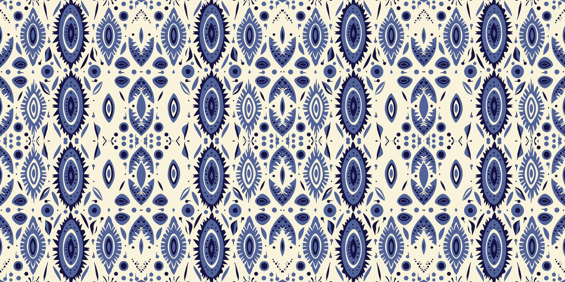 Seamless batik pattern,Seamless tribal batik pattern,and Seamless colorful pattern resemble ethnic boho, Aztec,and ikat styles.designed for use in wallpaper,fabric,curtain,carpet,Batik Embroidery vector