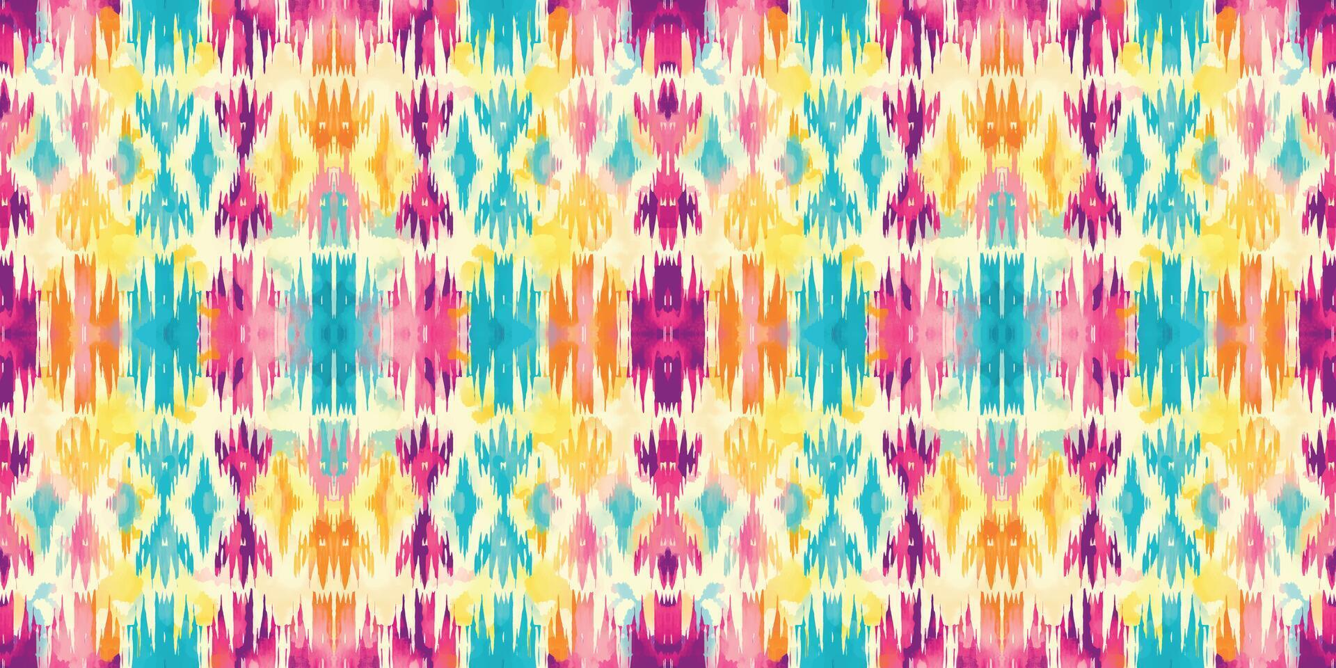 Seamless batik pattern,Seamless tribal batik pattern,and Seamless colorful pattern resemble ethnic boho, Aztec,and ikat styles.designed for use in wallpaper,fabric,curtain,carpet,Batik Embroidery vector