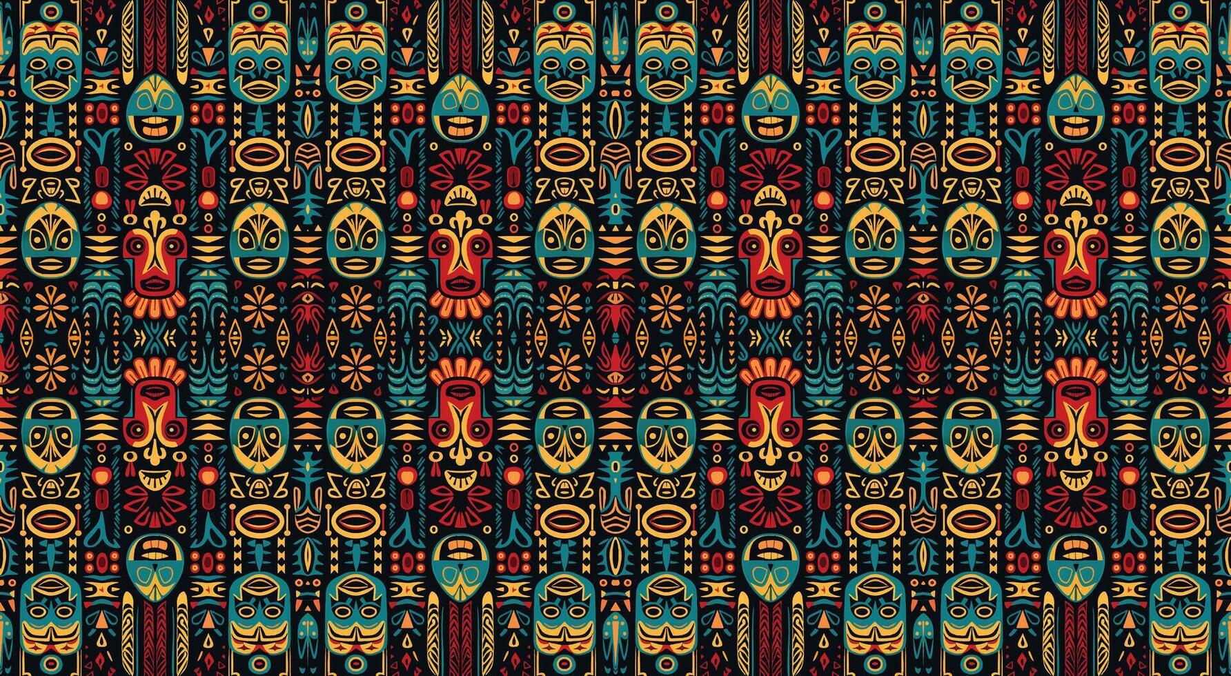 Seamless batik pattern,Seamless tribal batik pattern,and Seamless colorful pattern resemble ethnic boho, Aztec,and ikat styles.designed for use in wallpaper,fabric,curtain,carpet,Batik Embroidery vector
