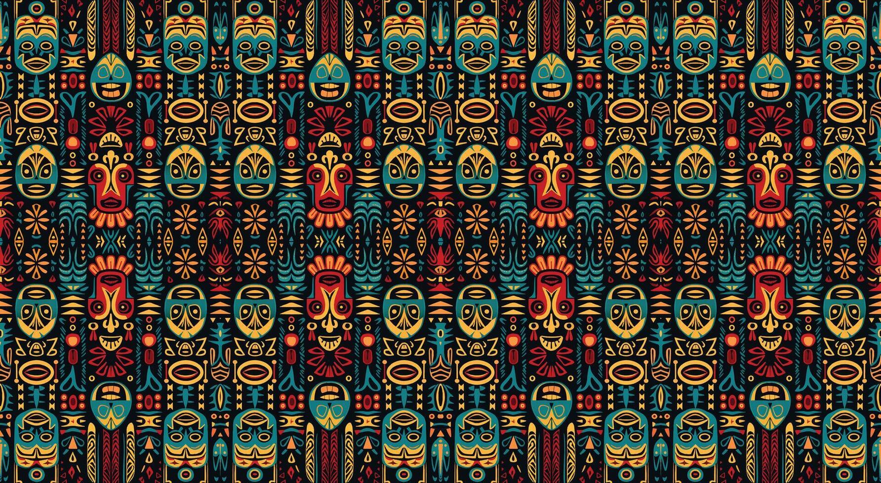 Seamless batik pattern,Seamless tribal batik pattern,and Seamless colorful pattern resemble ethnic boho, Aztec,and ikat styles.designed for use in wallpaper,fabric,curtain,carpet,Batik Embroidery vector