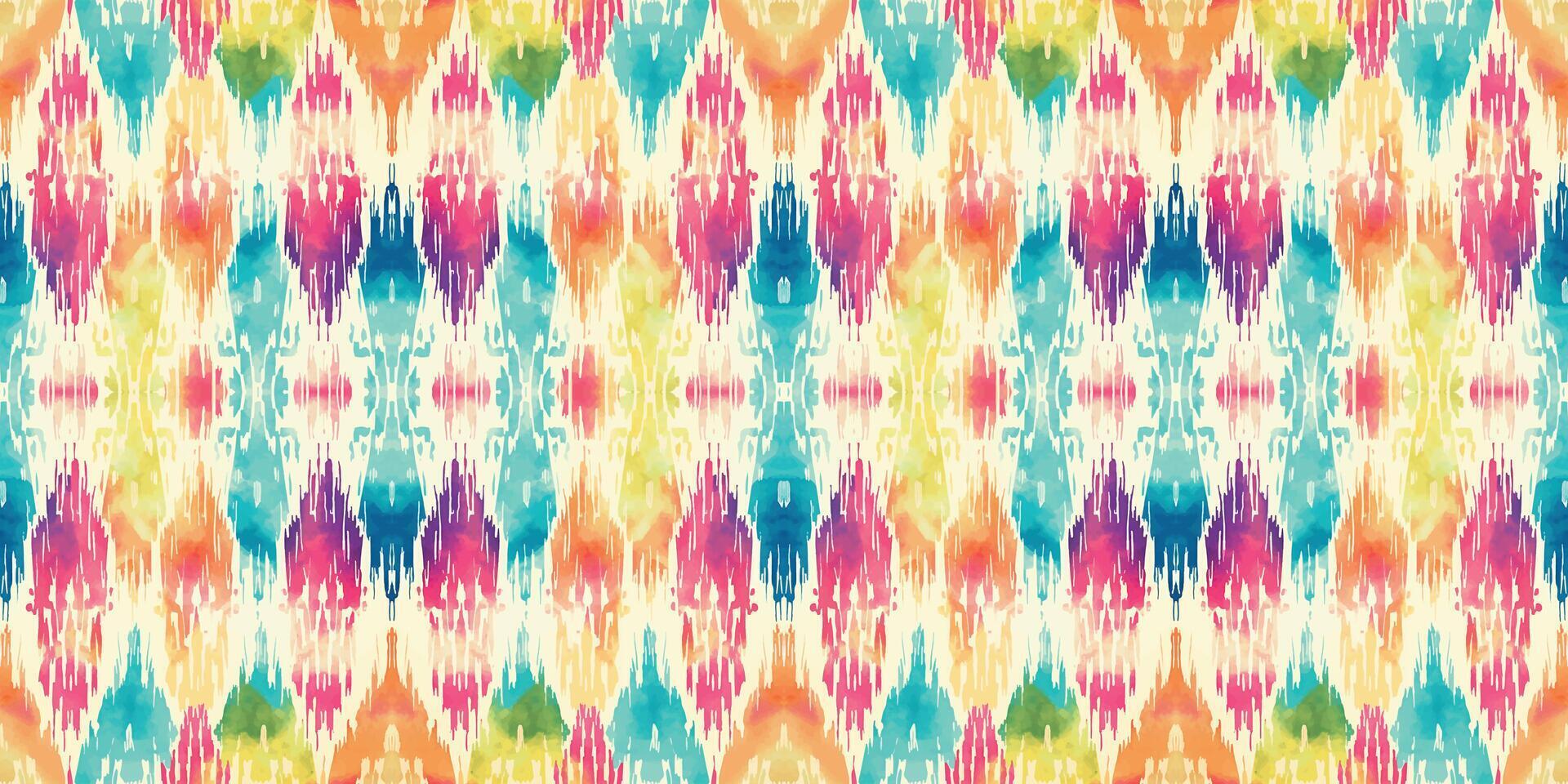 Seamless batik pattern,Seamless tribal batik pattern,and Seamless colorful pattern resemble ethnic boho, Aztec,and ikat styles.designed for use in wallpaper,fabric,curtain,carpet,Batik Embroidery vector
