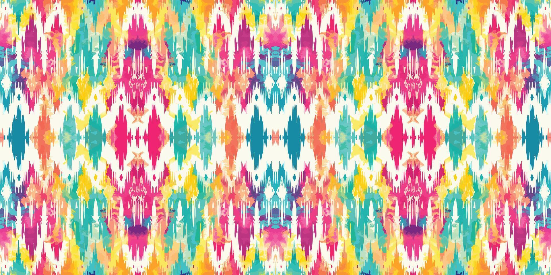 Seamless batik pattern,Seamless tribal batik pattern,and Seamless colorful pattern resemble ethnic boho, Aztec,and ikat styles.designed for use in wallpaper,fabric,curtain,carpet,Batik Embroidery vector